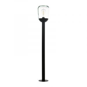 Aluminiowa nowoczesna lampa zewnętrzna czarna, Kerwin, IP44