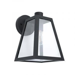 Aluminiowa nowoczesna lampa zewnętrzna czarna, Laurens, IP44