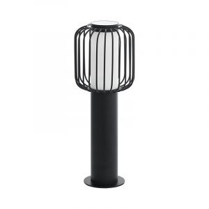 Stalowa nowoczesna lampa zewnętrzna czarna, Latife, IP44