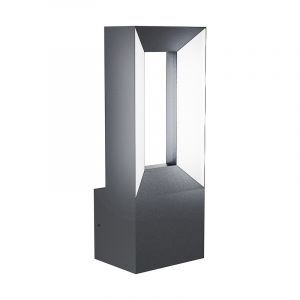 Aluminiowa nowoczesna lampa zewnętrzna czarna, Larisa, 5W, 3000K LED, IP44