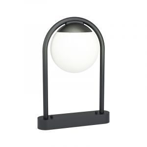 Stalowa nowoczesna lampa zewnętrzna czarna, Lynne, IP44