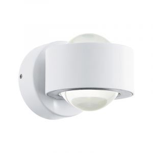 Aluminiowa nowoczesna lampa zewnętrzna biała, Lyn, 2W, 3000K LED, IP44