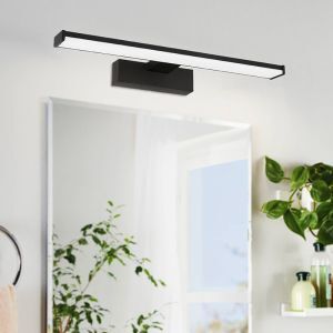 Plastikowy oświetlenie lustra czarny, Nancy, 7,4W, 4000K LED, IP44