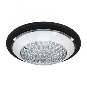 Stalowy plafon sufitowy czarny, Geeske, 11W, 3000K LED