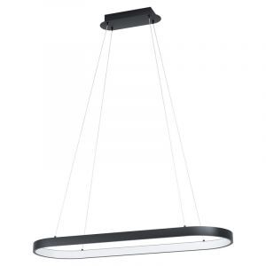 Plastikowa nowoczesna lampa wisząca czarna, Maira, 30W, 3000K LED