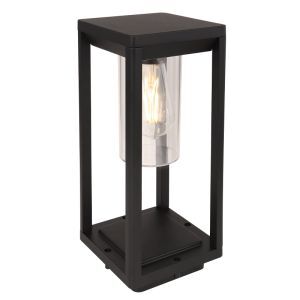 Plastikowa nowoczesna lampa zewnętrzna czarna, Vildan, IP44