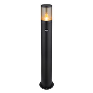 Stal Nierdzewna nowoczesna lampa zewnętrzna czarna, Lambert, IP44
