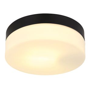Plastikowa lampa zewnętrzna czarna, Maickel, IP44