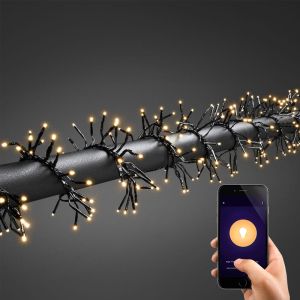5,6 metrowy inteligentne światła klastra, 768 ciepłe białe diody LED, aplikacja