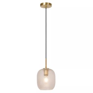 Złota lampa wisząca retro, Alicent