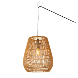 Brązowa lampa zewnętrzna rustykalna, Nerida, IP44