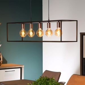 Czarna lampa wisząca nowoczesna, Arthur