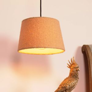 Żółta lampa wisząca vintage, Woolly