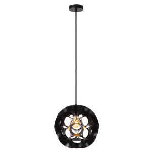 Czarna lampa wisząca nowoczesna, Hannelore