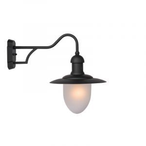 Czarna lampa zewnętrzna rustykalna, Aruba, IP44