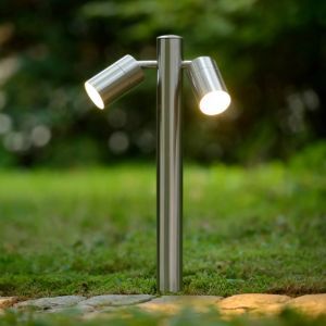 Chromowana lampa zewnętrzna nowoczesna, Arne, IP44