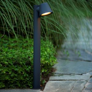 Antracytowa lampa zewnętrzna nowoczesna, Dingo, IP44
