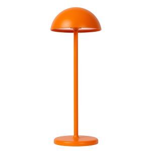 Pomarańczowa lampa stołowa ogrodowa retro, Joy, 1,5W, 3000K LED, IP54, z dotykowy ściemniacz