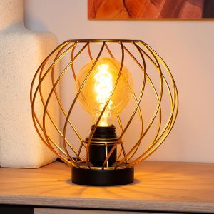 Mosiądz lampa stołowa klasyczna, Danza, z przełącznik