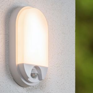 Biały kinkiet łazienkowy nowoczesny, Hups Ir, 10W, 3000K LED, IP54