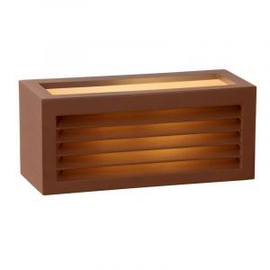 Rdzawa lampa zewnętrzna nowoczesna, Dimo, IP54