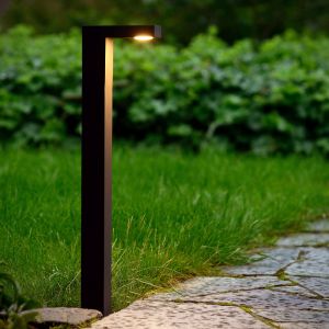 Antracytowa lampa zewnętrzna nowoczesna, Texas, 6W, 3000K LED, IP54