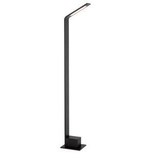 Czarna lampa zewnętrzna nowoczesna, Lawford, 6W, 3000K LED, IP54