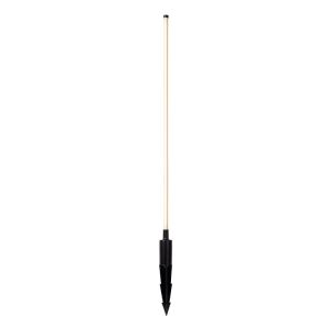 Czarna lampa dogruntowa nowoczesna, Lornex, 6W, 3000K LED, IP54