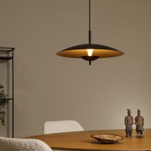 Czarna lampa wisząca vintage, Vulcan, 9W, 3000K LED