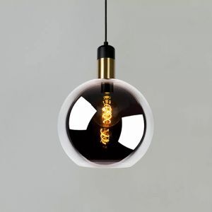 Szara lampa wisząca vintage, Julius