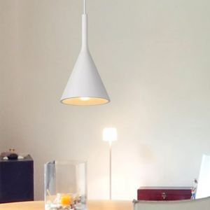 Gipsowa lampa wisząca biała, Gipsy