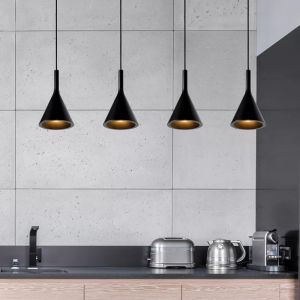 Betonowa lampa wisząca czarna, Gipsy