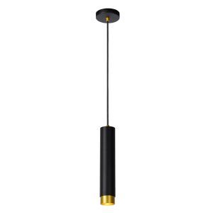 Czarna lampa wisząca nowoczesna, Floris