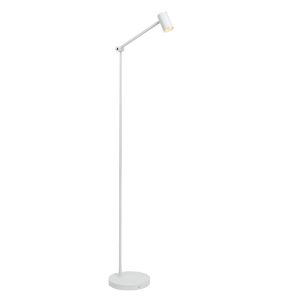 Biała lampa stojąca akumulatorowa nowoczesna, Tipik, 3W, 2700K LED, z dotykowy ściemniacz