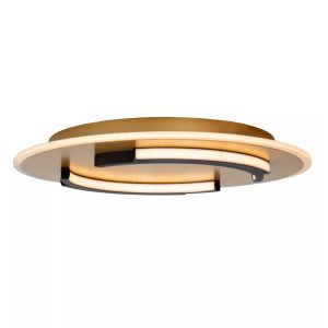 Złoty plafon sufitowy nowoczesny, Andreas, 30W, 2700K LED