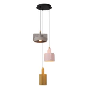 Betonowa lampa wisząca wielokolorowa, Ninja