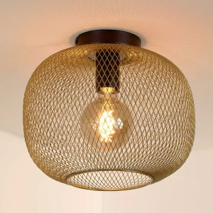 Złoty plafon sufitowy vintage, Mesh