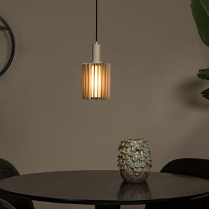 Ciemnoszara lampa wisząca nowoczesna, Lambres