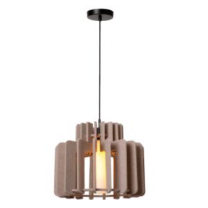Ciemnoszara lampa wisząca nowoczesna, Rollo