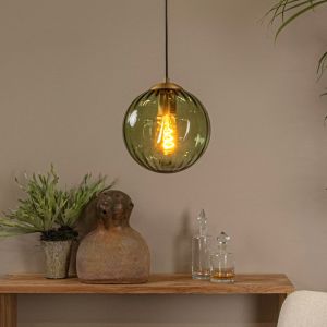 Zielona lampa wisząca retro, Monsaraz