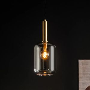 Złota lampa wisząca nowoczesna, Joanet