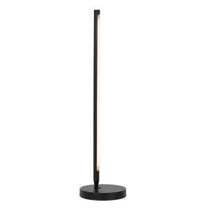 Czarna lampa stołowa nowoczesna, Finan, 9W, 2700K LED, z dotykowy ściemniacz