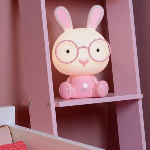 Różowa lampa stołowa dla dzieci, Dodo Rabbit, 3W, 4000K LED