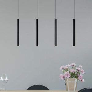 Czarna lampa wisząca nowoczesna, Lorenz, 4W, 3000K LED
