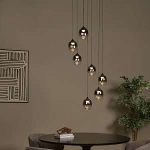 Szara lampa wisząca nowoczesna, Tamino, 7W, 3000K LED