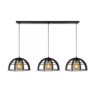 Czarna lampa wisząca nowoczesna, Dikra