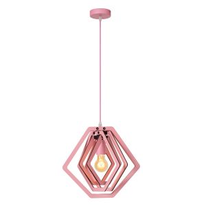 Różowa lampa wisząca dla dzieci nowoczesna, Mauro