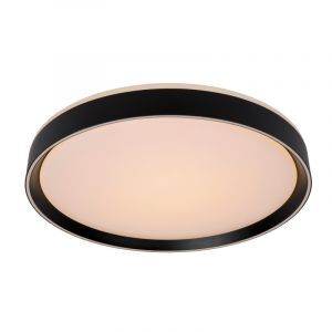 Czarny plafon sufitowy nowoczesny, Nuria, 36W, 2700K LED