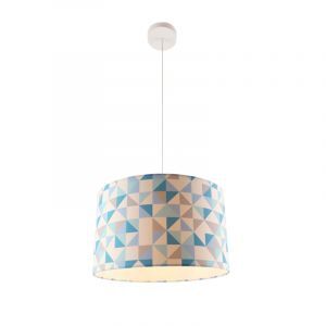 Nowoczesna lampa wisząca dla dzieci niebieska, Diamonds