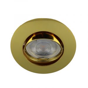 Aluminiowa nowoczesna mini oprawa podtynkowa złota, Lenx